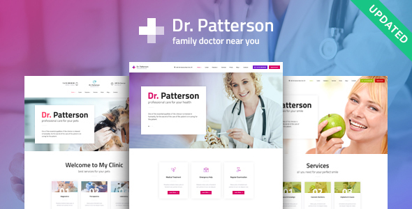 Dr.Patterson - 医药保健健康网站模板WordPress主题
