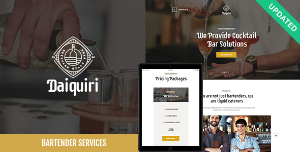 Daiquiri - Bartender Services & Catering Theme