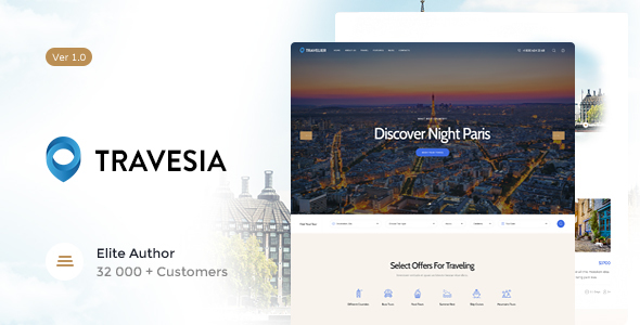 Travesia - A Travel Agency WordPress Theme