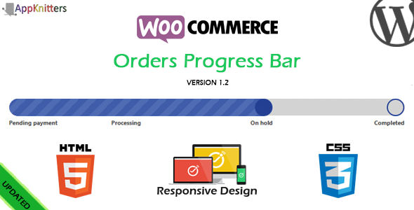 WooCommerce Orders Progress Bar 订单进度栏