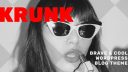 Krunk - 酷炫博客网站模板WordPress主题