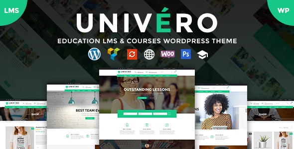 Univero - 教育培训课程WordPress模板