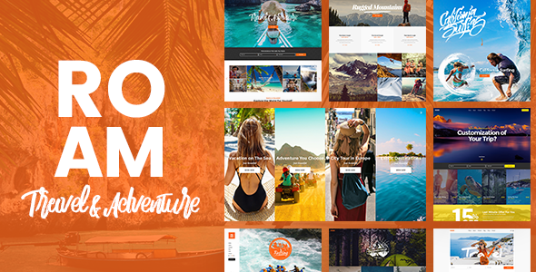 Roam - 旅游景点网站模板WordPress主题