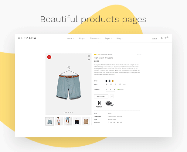 Lezada - 极简创意时尚服饰商店WooCommerce主题