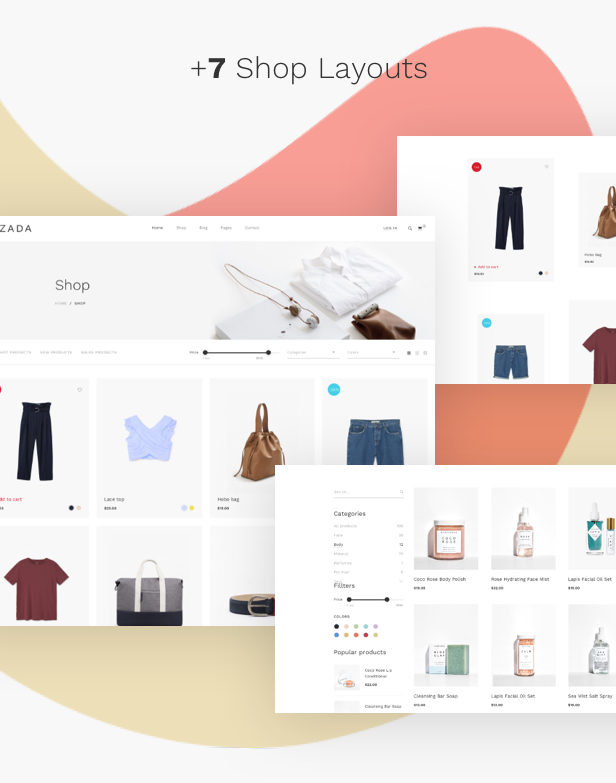 Lezada - 极简创意时尚服饰商店WooCommerce主题