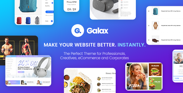Galax - 电子商务WordPress主题