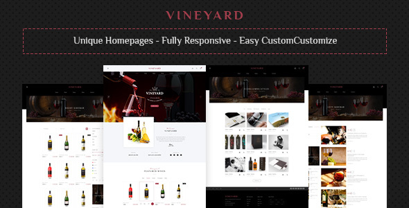 Vine Yard - 红酒饮料HTML模板