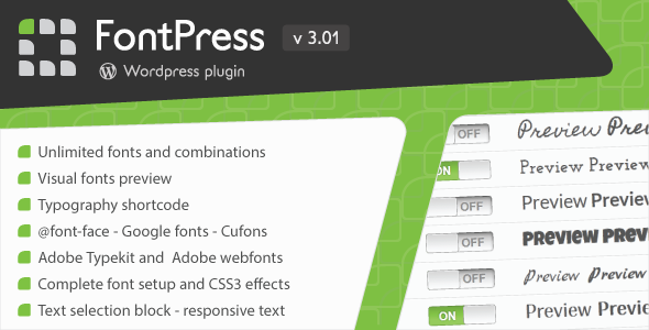 FontPress - Wordpress Font Manager