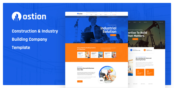  Oston - PSD template for construction works