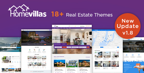  Home Villas - Real estate agent WordPress theme