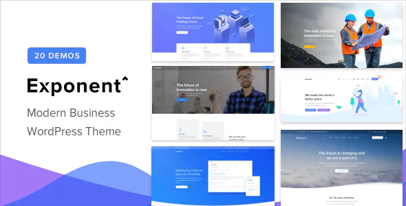 Exponent - Modern Multi-Purpose Business Theme