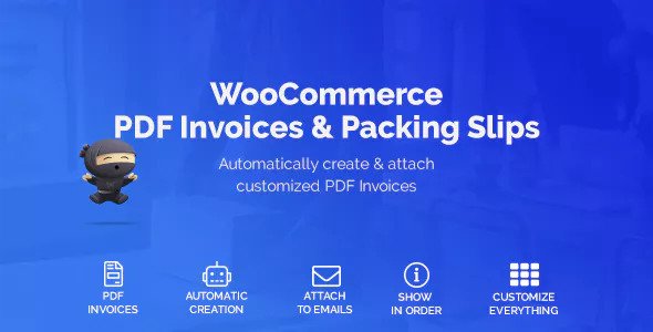 WooCommerce PDF Invoices & Packing Slips 发票装箱单插件