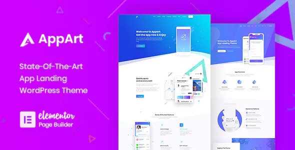  AppArt - Creative application WordPress theme