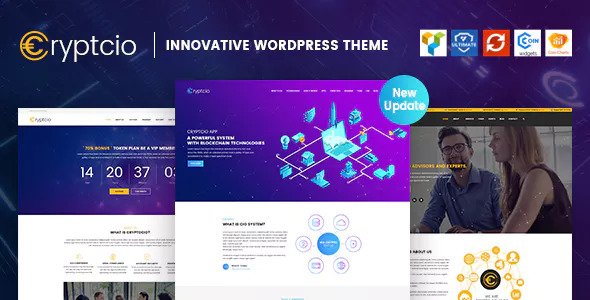 Cryptcio - Innovative WordPress Theme