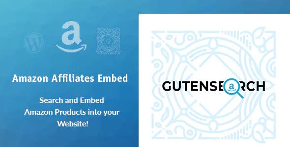 GutenSearch - 古腾堡 Amazon Affiliates 搜索嵌入插件