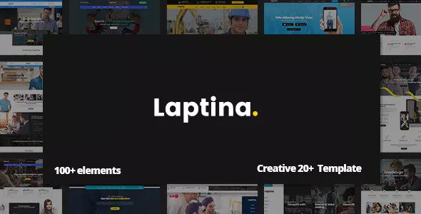 Laptina - 创意多用途HTML模板