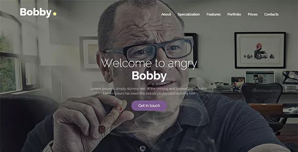 Bobby - 创意服务HTML模板