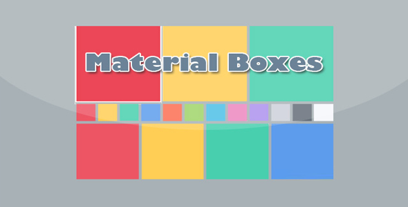 Material Design 风格动态网格卡片UI设计