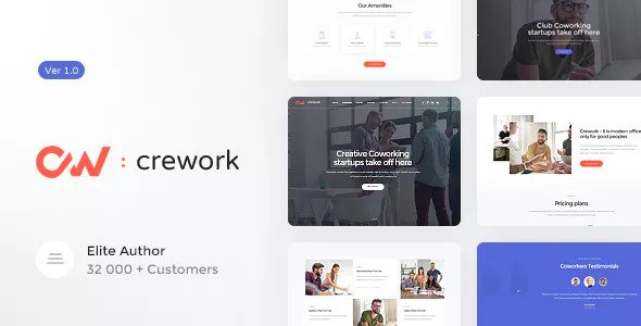 Crework - Coworking and Creative Space Theme