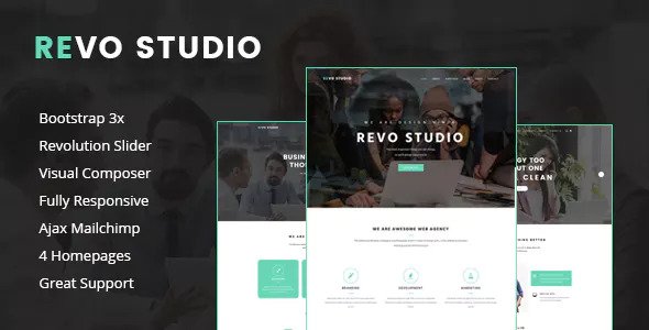 Revo Studio - 多用途WordPress主题