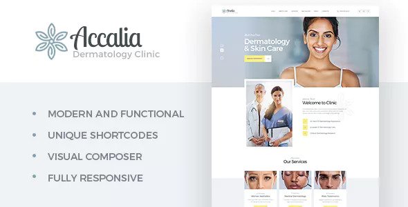 Accalia - 响应式医学健康医疗机构网站WordPress模板