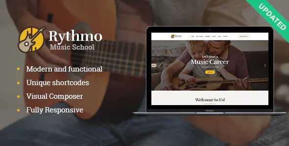 Rythmo - 音乐学校培训WordPress主题