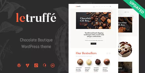 Le Truffe - Chocolate Sweets & Candy Store WordPress Theme