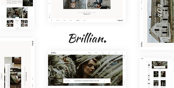 BRILLIAN - 摄影博客HTML模板