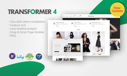 Transformer PrestaShop Theme - Premium Responsive PrestaShop Theme