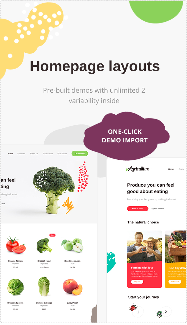 Agricole - 有机食品农业网站WordPress模板