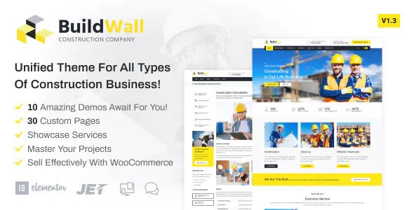 BuildWall - 建筑公司WordPress主题