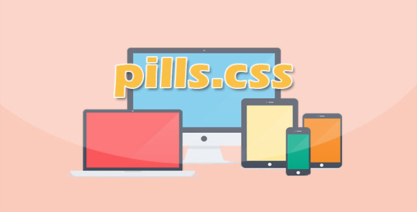 pills - 简单响应式12列CSS网格系统