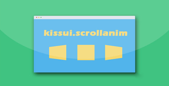 纯JS和CSS3页面滚动动画库插件