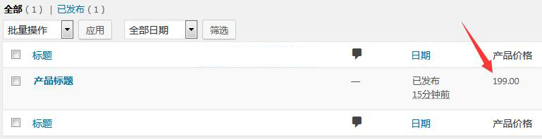 WordPress自定义文章添加自定义字段面板