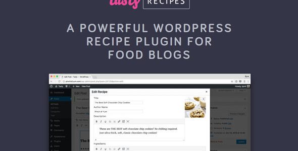 Tasty Recipes - 美食食谱健康美食插件