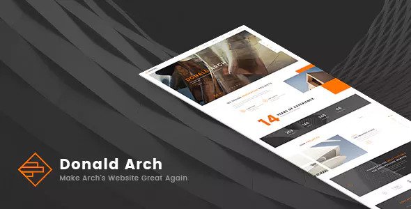 Donald Arch - 响应式建筑设计HTML5模板