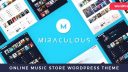 Miraculous - Online Music Store WordPress Theme