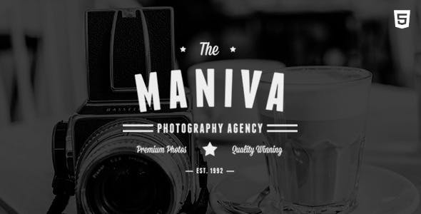 Maniva - 摄影机构HTML模板