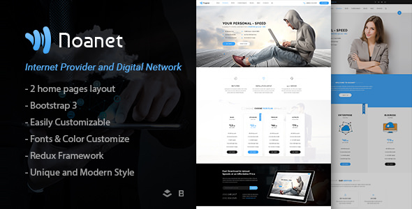  Noanet - Telecom operator WordPress theme