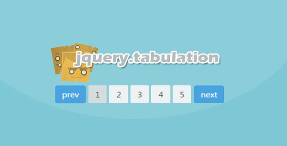 jquery.tabulation 兼容bootstrap的jQuery分页插件