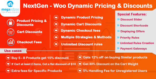 NextGen - WooCommerce 动态定价折扣插件