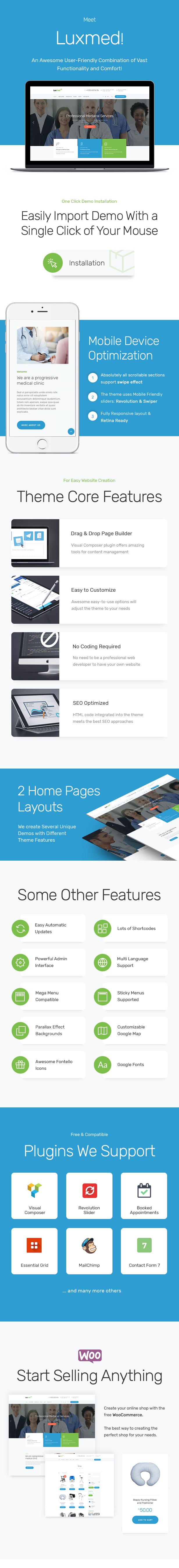 LuxMed | Medicine & Healthcare Doctor WordPress Theme