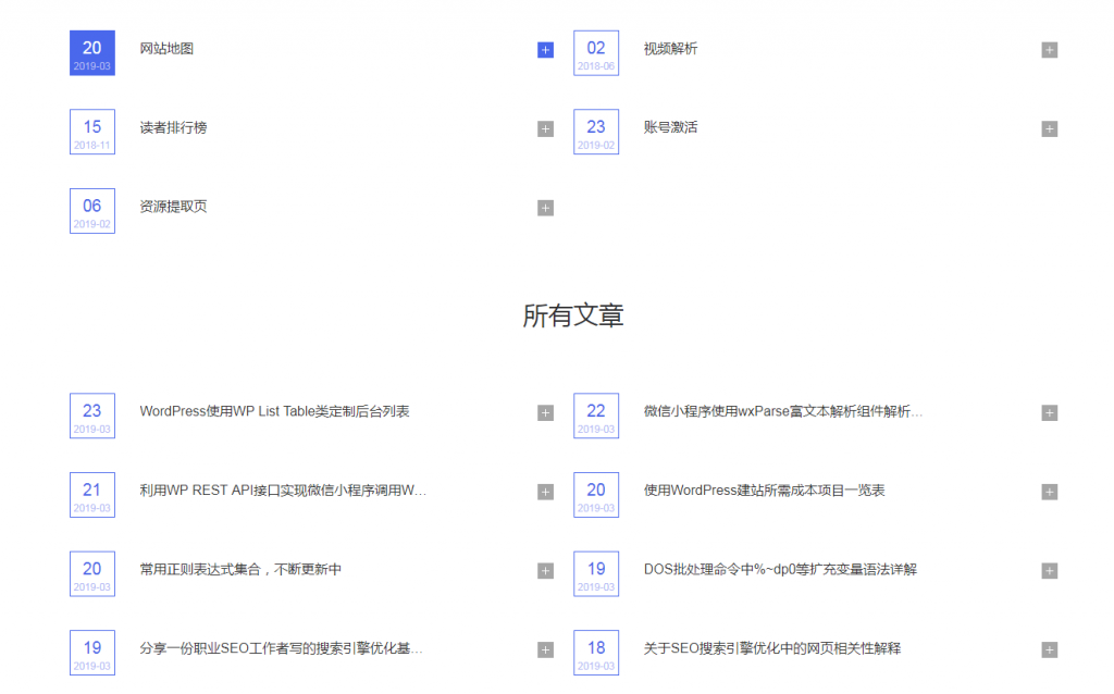 代码实现WordPress网站HTML地图