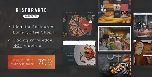 Ristorante - 美食餐厅餐馆WordPress主题