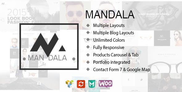 Mandala - 创意服饰在线商店模板WordPress主题