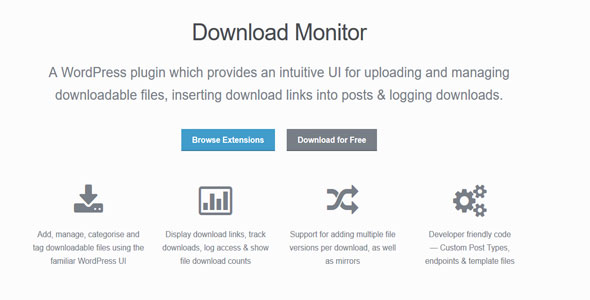 Download Monitor + Extensions 文件下载管理插件