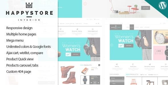 HappyStore - Responsive WooCommerce Theme