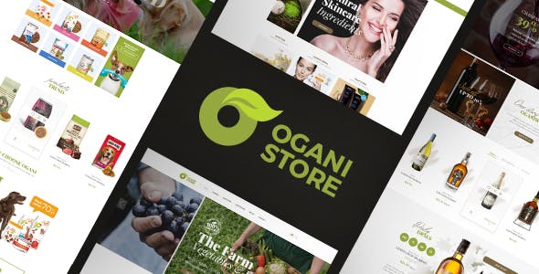 Ogani - 有机食品商店模板WooCommerce主题
