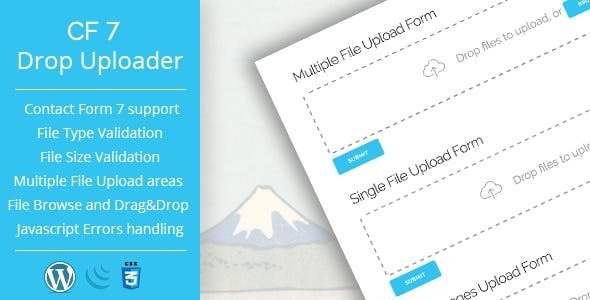 Drop Uploader for CF7 联系表单 7 构建器