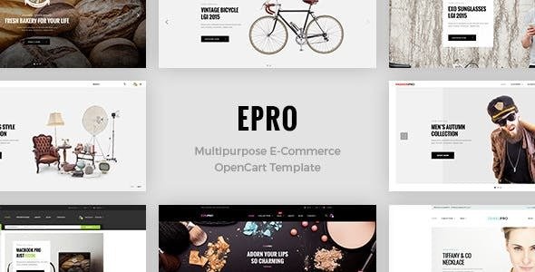 ePro  - 高级商店OpenCart模板